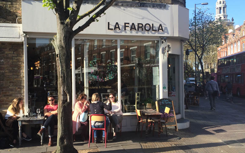 Spring Showers La Farola Cafe